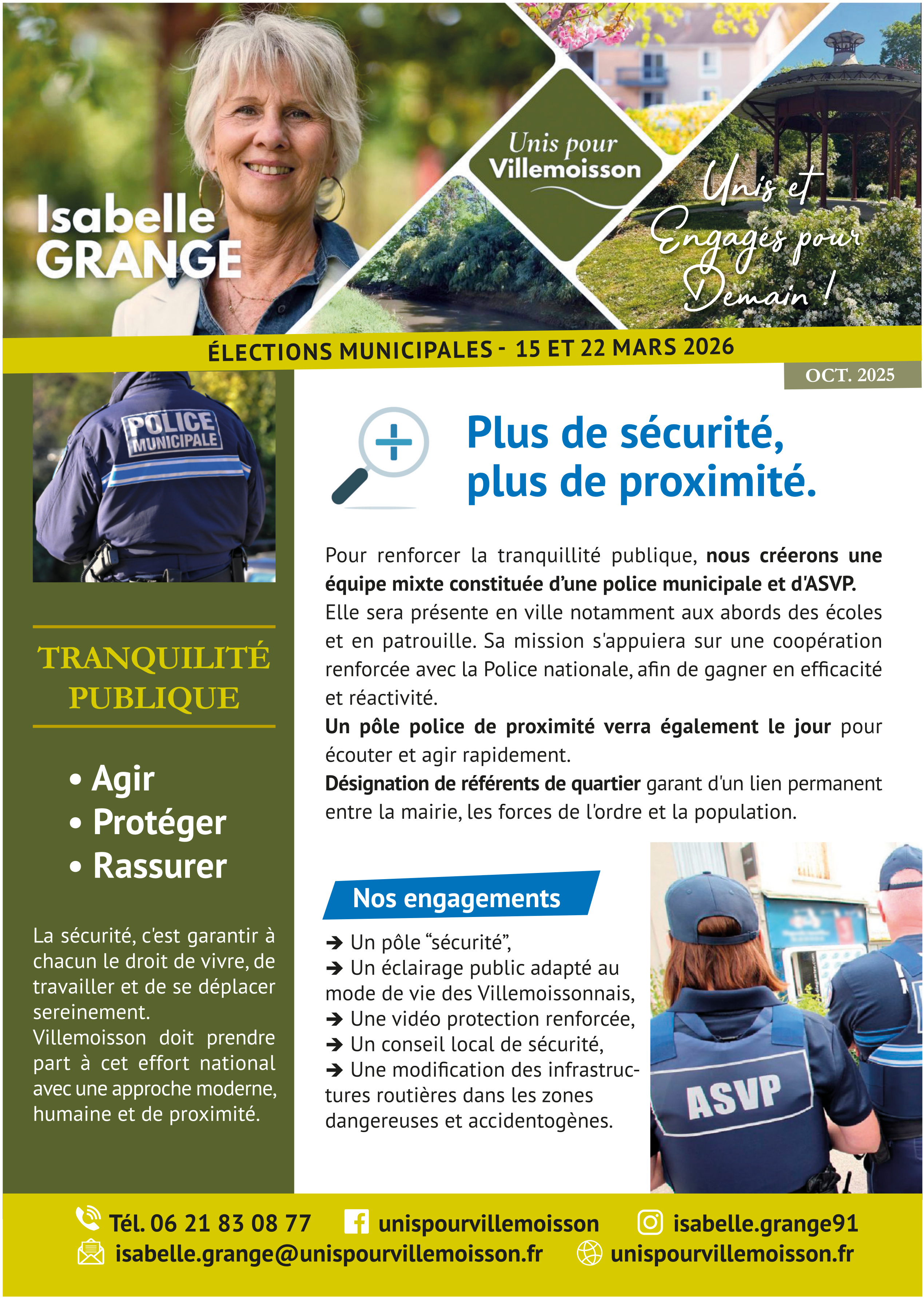 tract Octobre 2025. Recto.